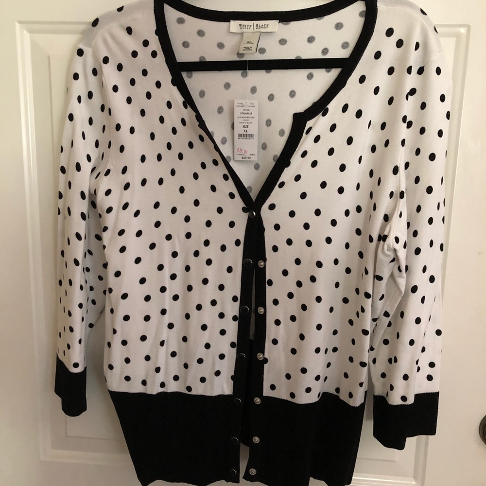 White House Black Market Cardigan XL NWT
